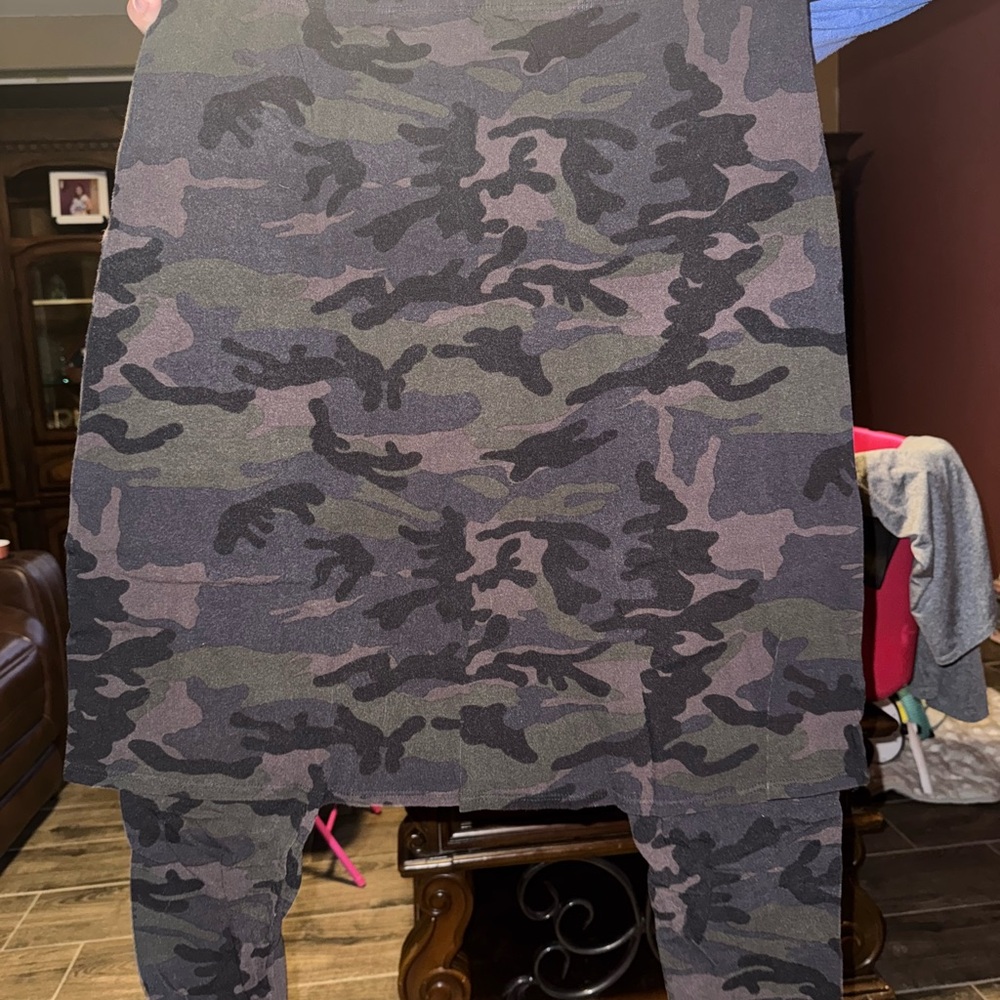 Camo Print Women's Skirt